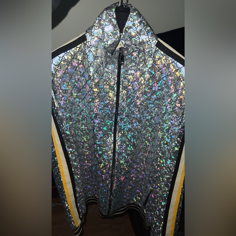 Gucci Monogram Holographic GG Canvas Jacket